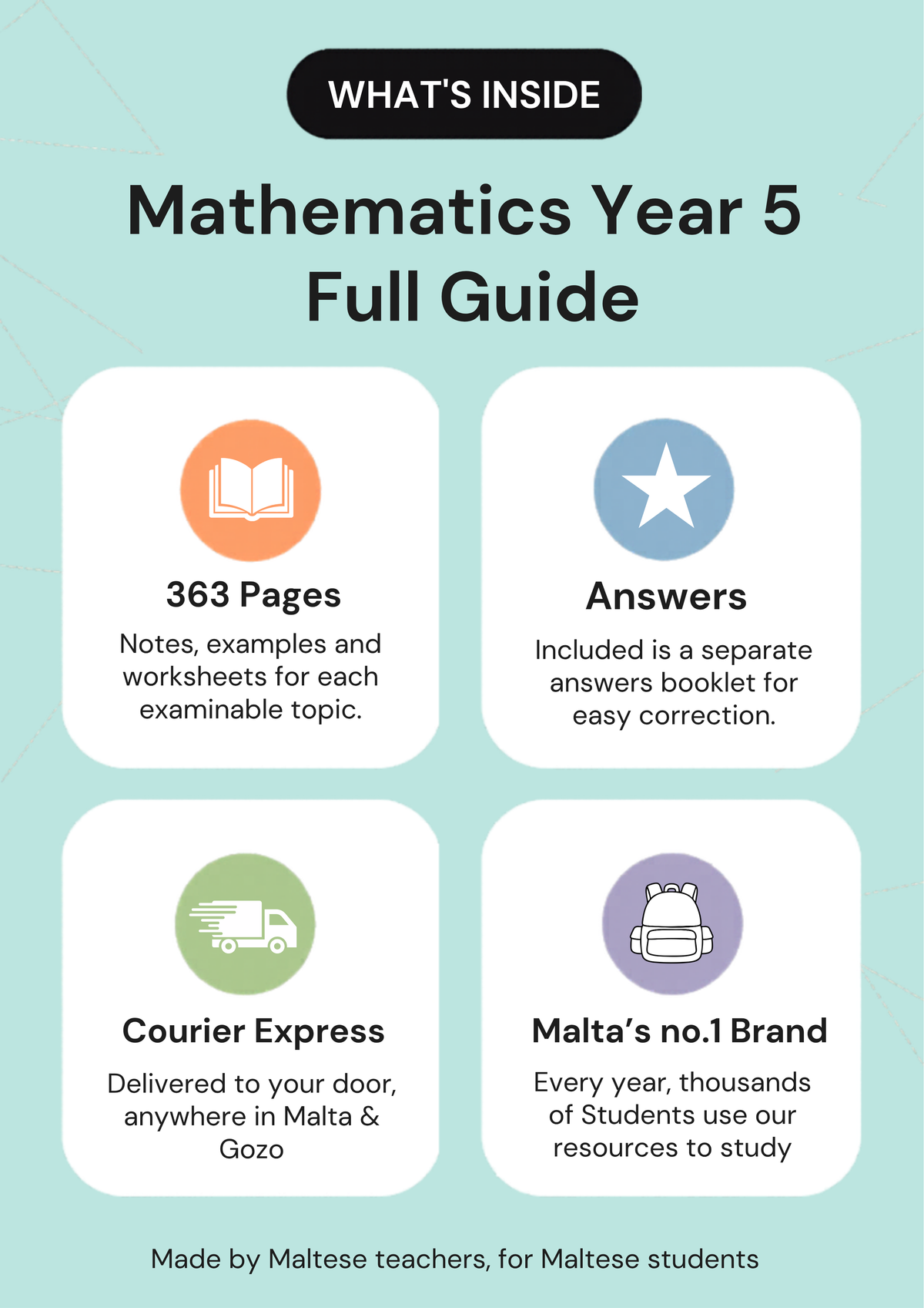 Overview: 312 pages of notes, examples and worksheets, with a separate answers booklet