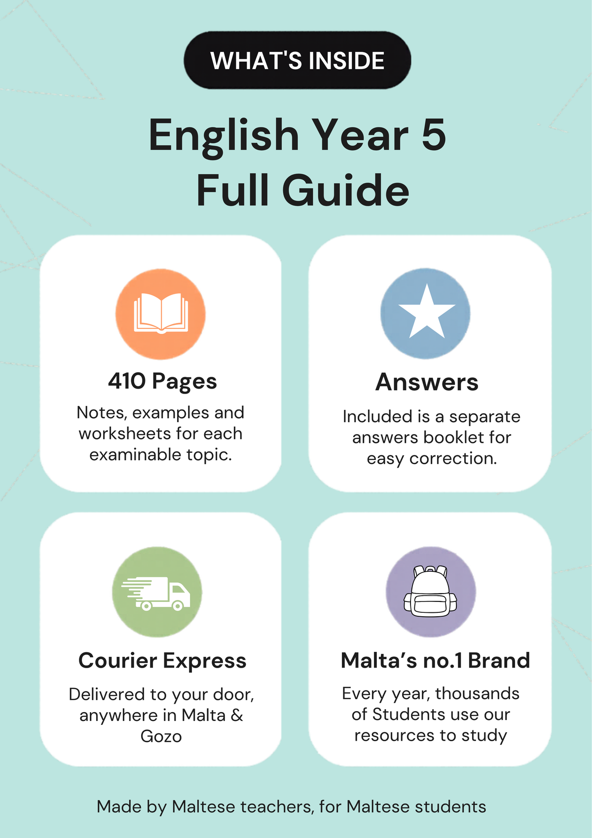 Overview: 348 pages of notes, examples and worksheets, with a separate answers booklet