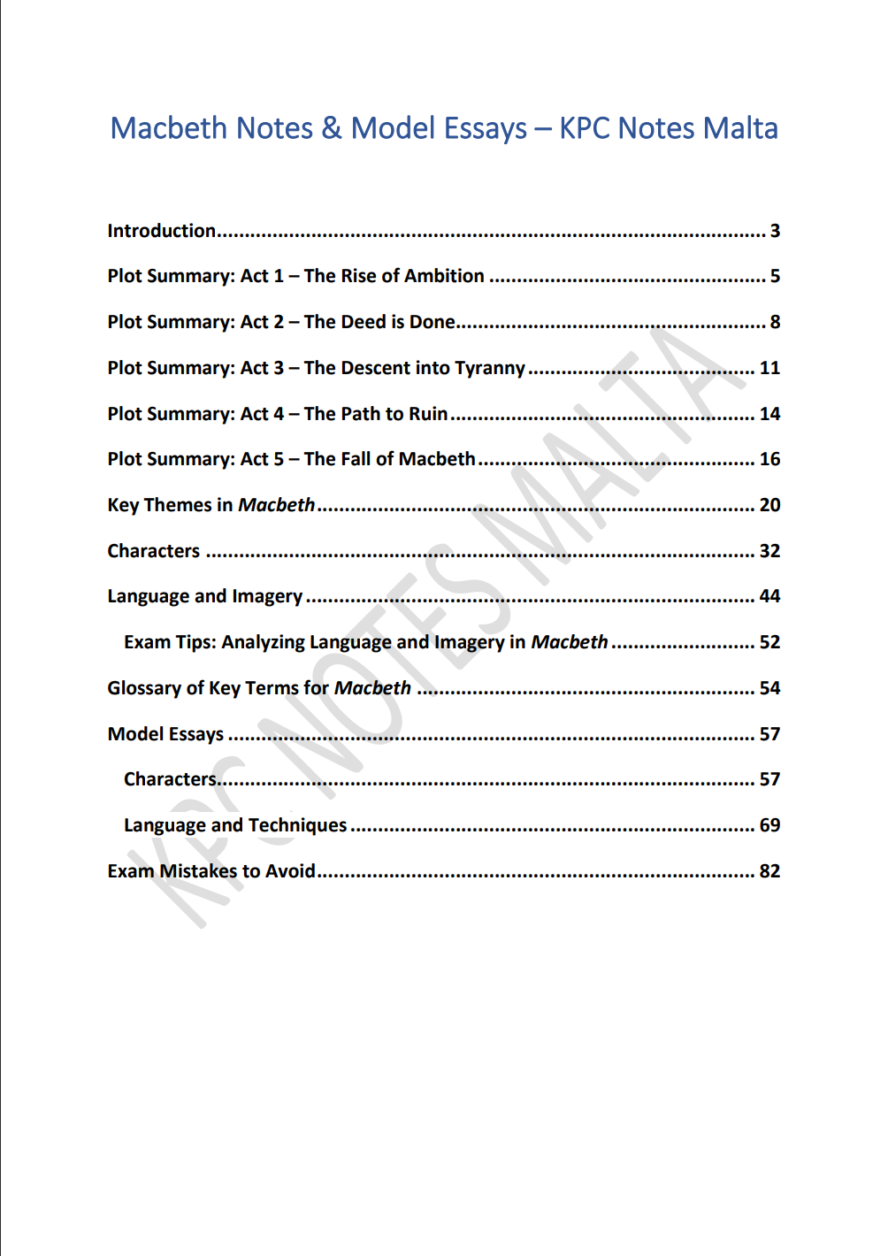 O-level English Literature - ππππππ©π