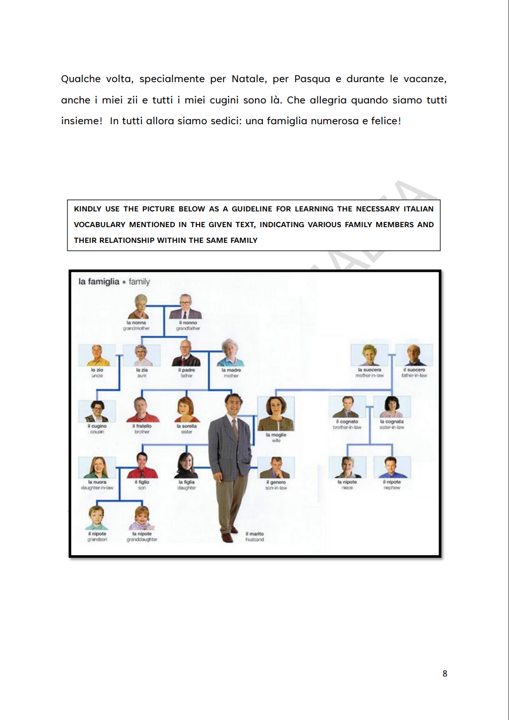 O-level Italian Model Essays