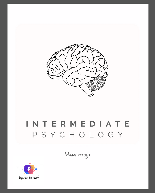Psychology Intermediate | Model Essays