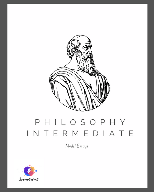 Philosophy Intermediate | Model Essays