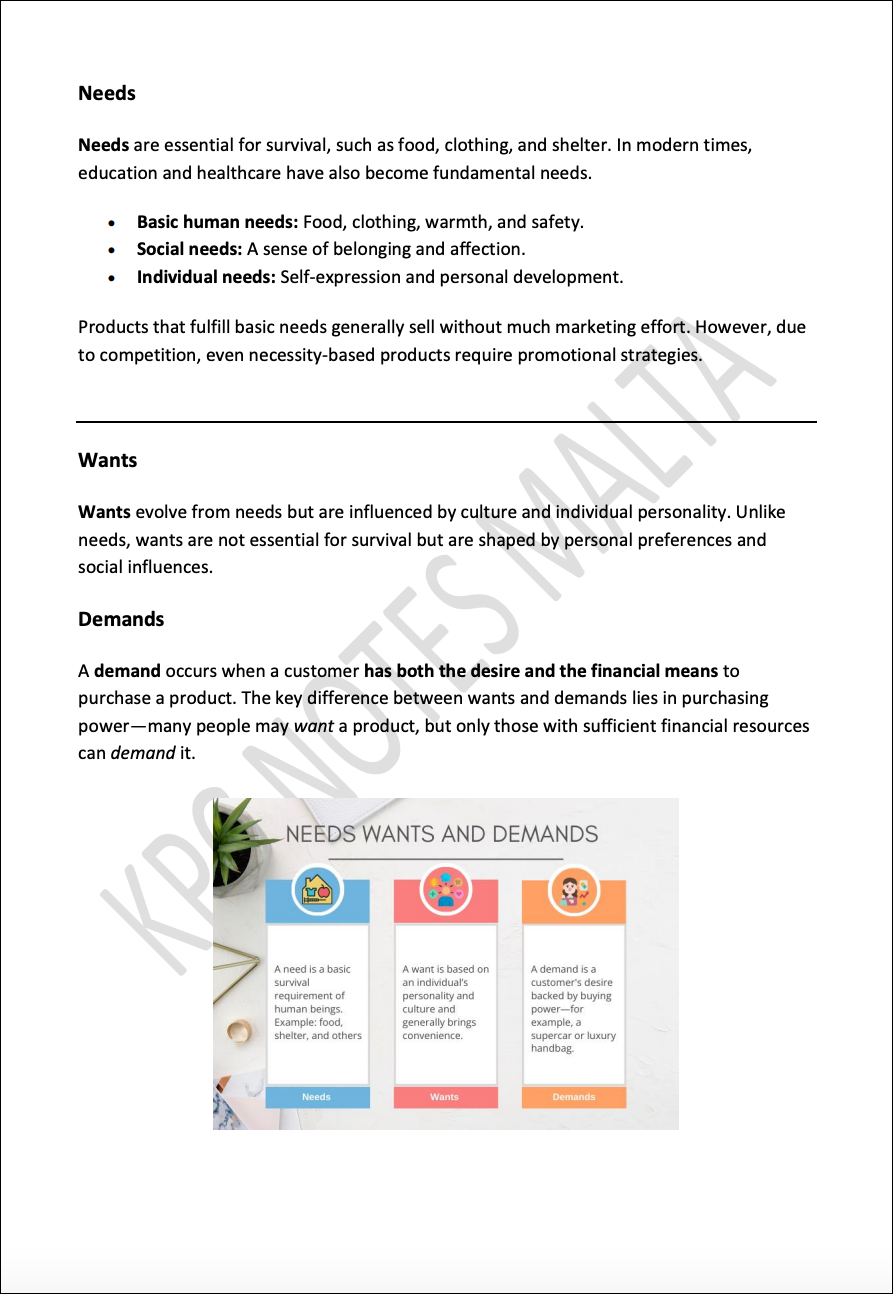 Marketing A-level | Notes & Model Essays