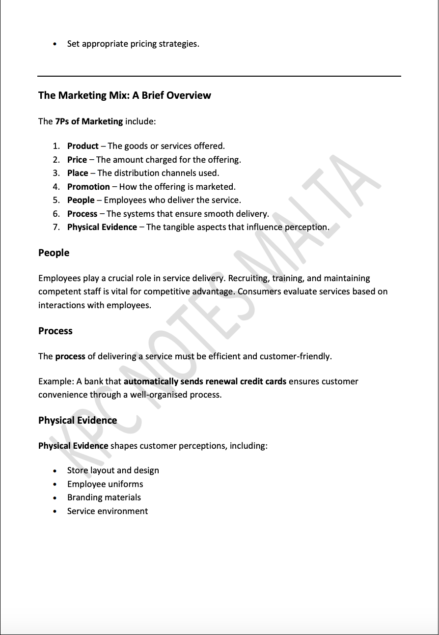 Marketing A-level | Notes & Model Essays