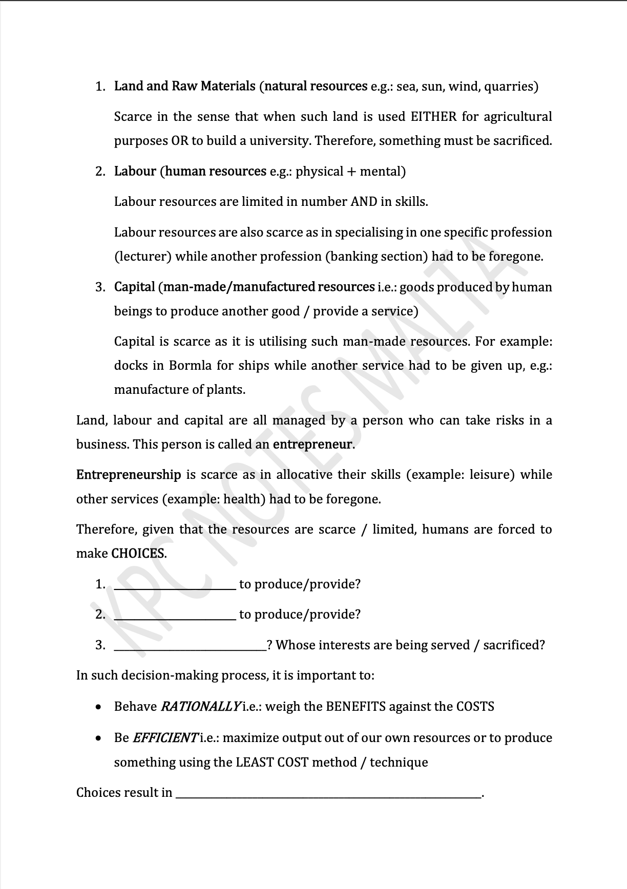 Economics A-Level | Full Syllabus Notes & Workbook.
