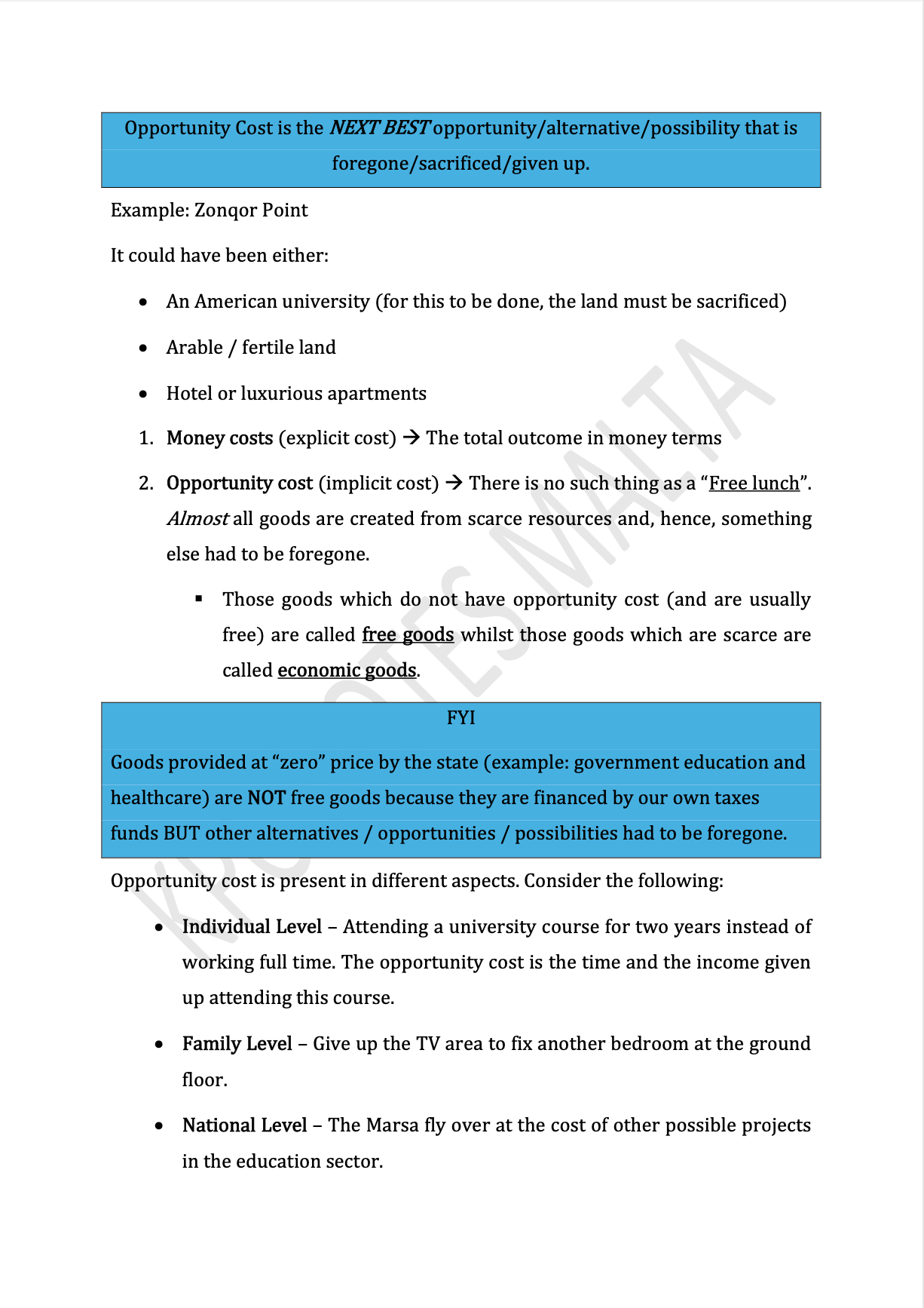 Economics A-Level | Full Syllabus Notes & Workbook.