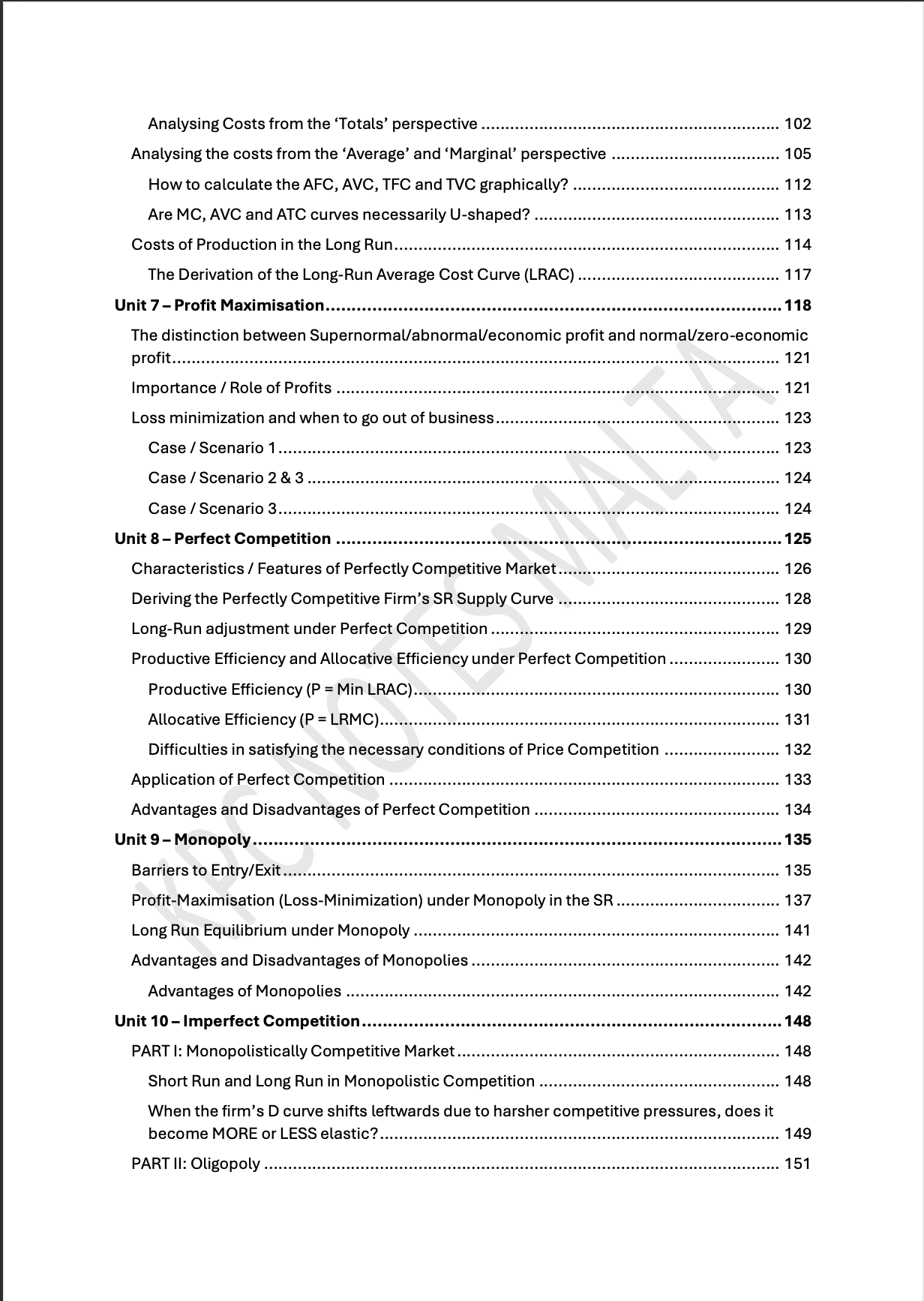 Economics A-Level | Full Syllabus Notes & Workbook.