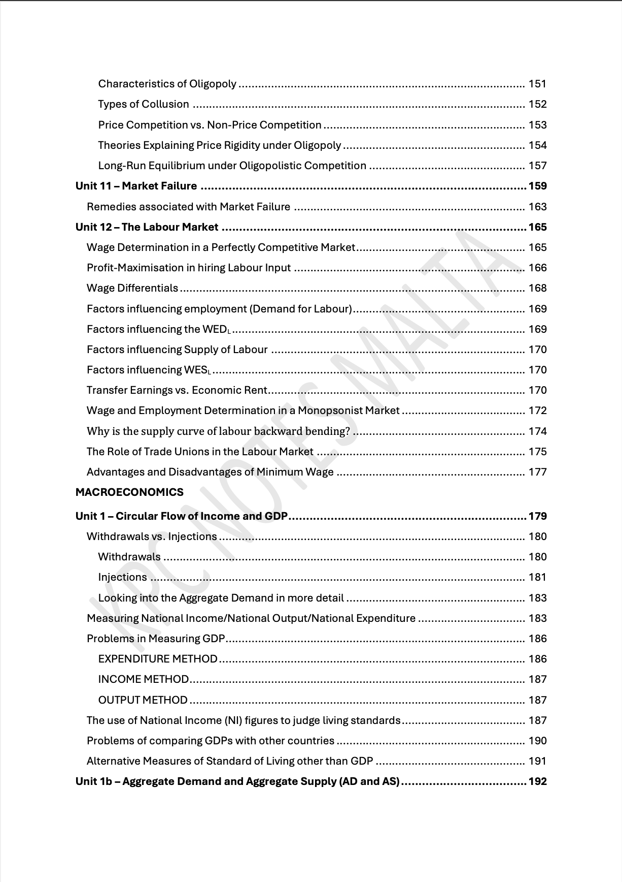 Economics A-Level | Full Syllabus Notes & Workbook.