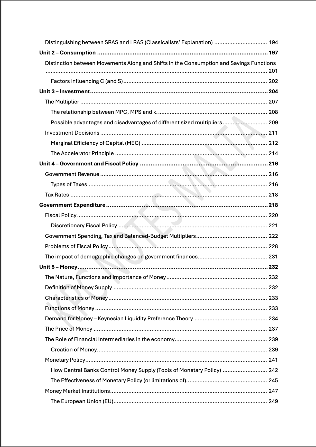 Economics A-Level | Full Syllabus Notes & Workbook.