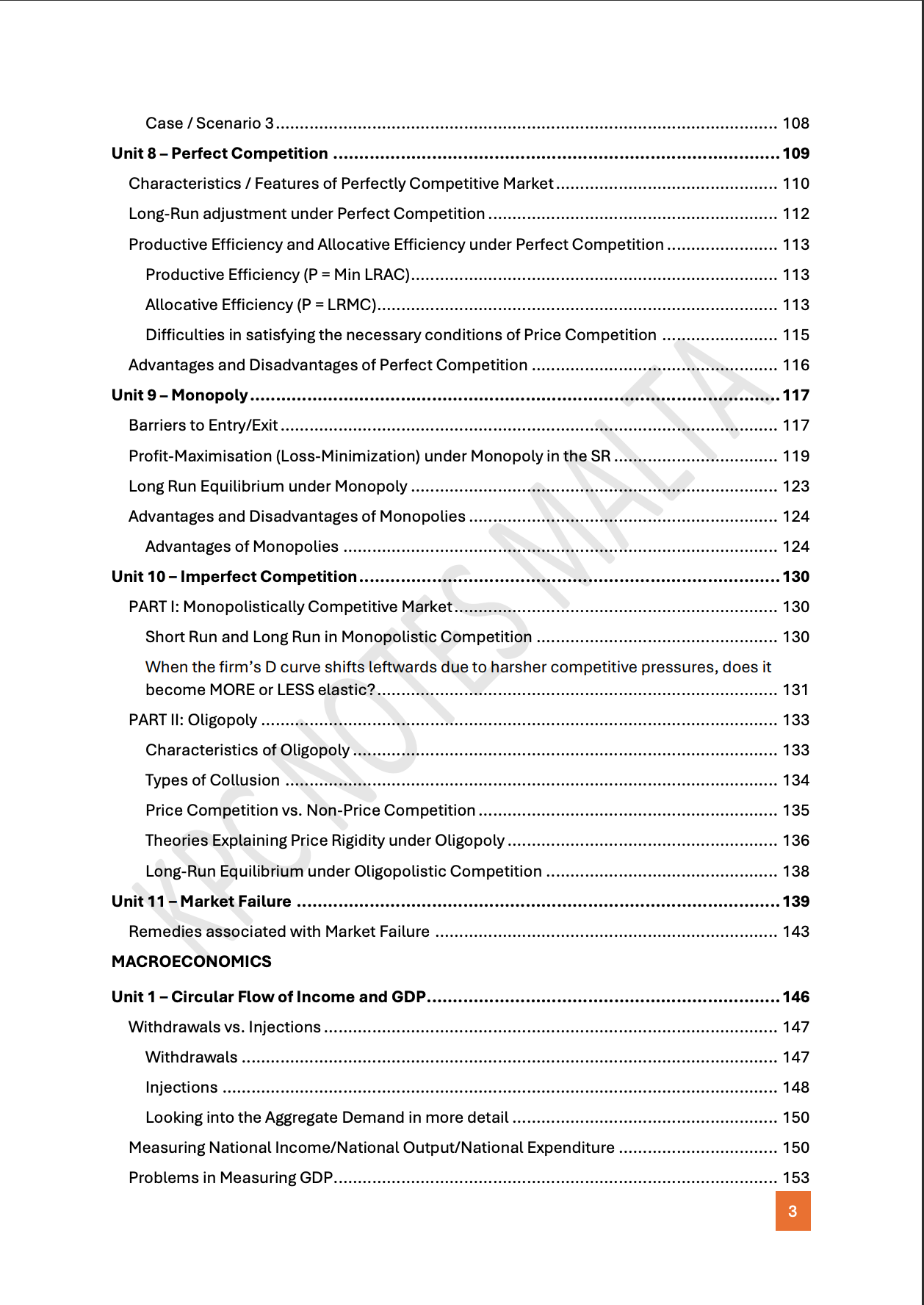 Economics Intermediate Full Syllabus Notes & Workbook.