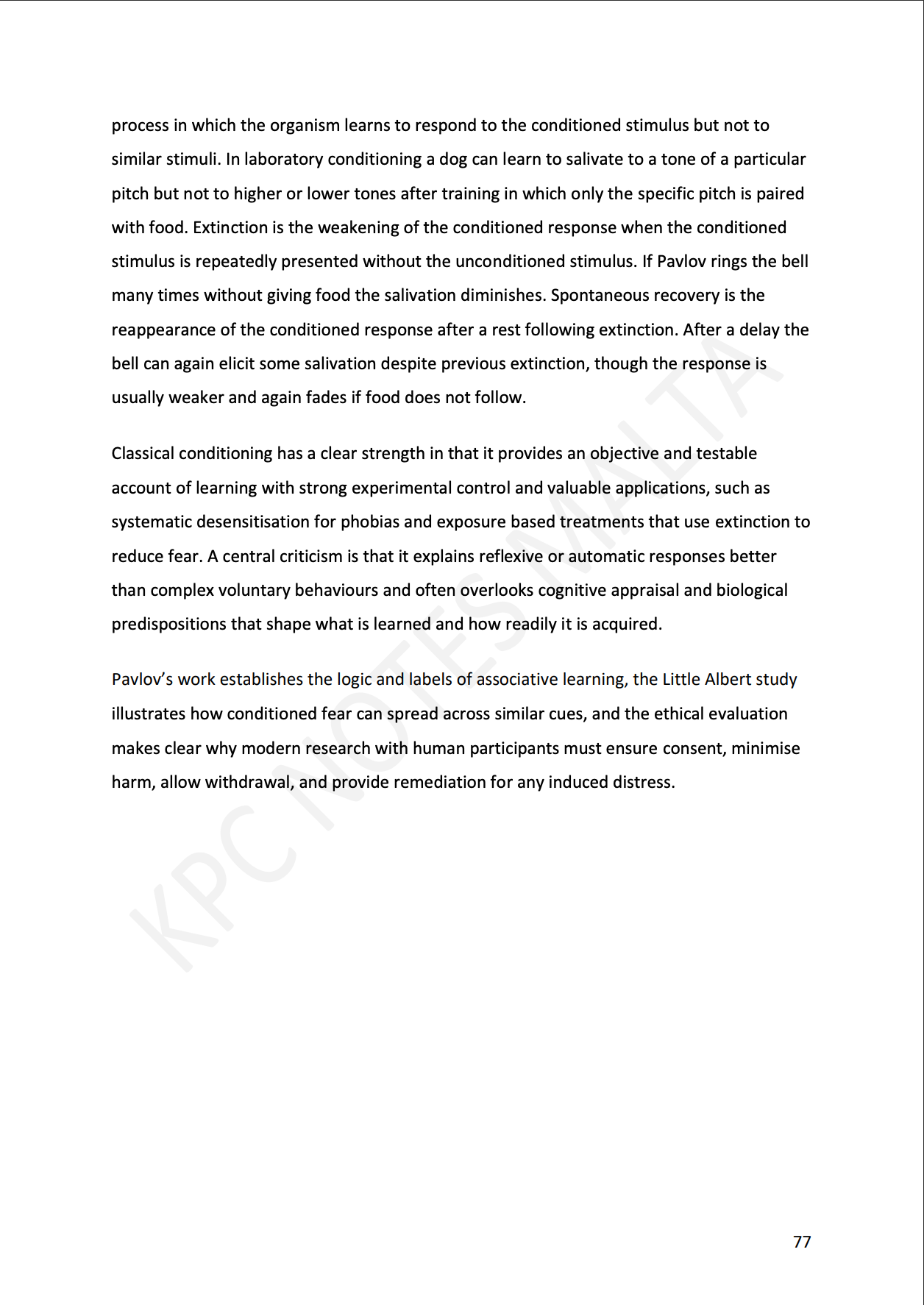 Psychology Intermediate | Model Essays