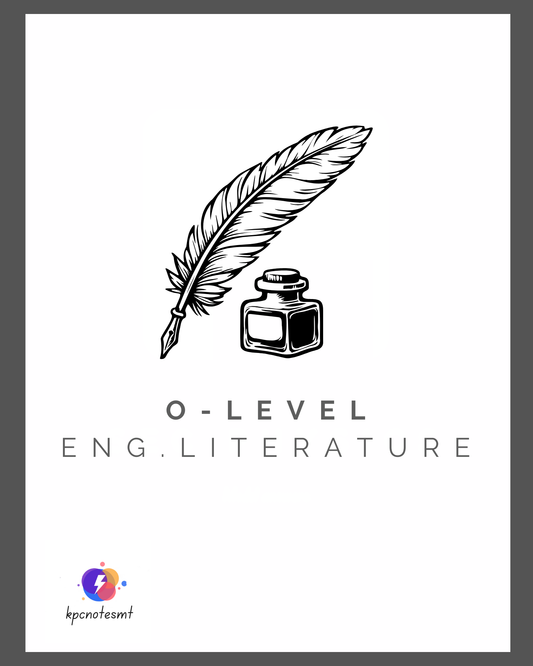 English Lit. O-Level