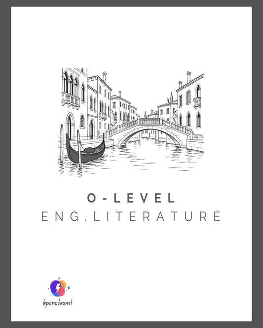 English Lit. O-Level