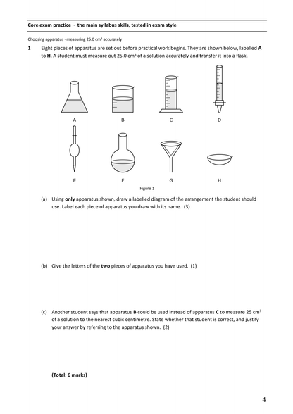 O-level Chemistry | Workbook