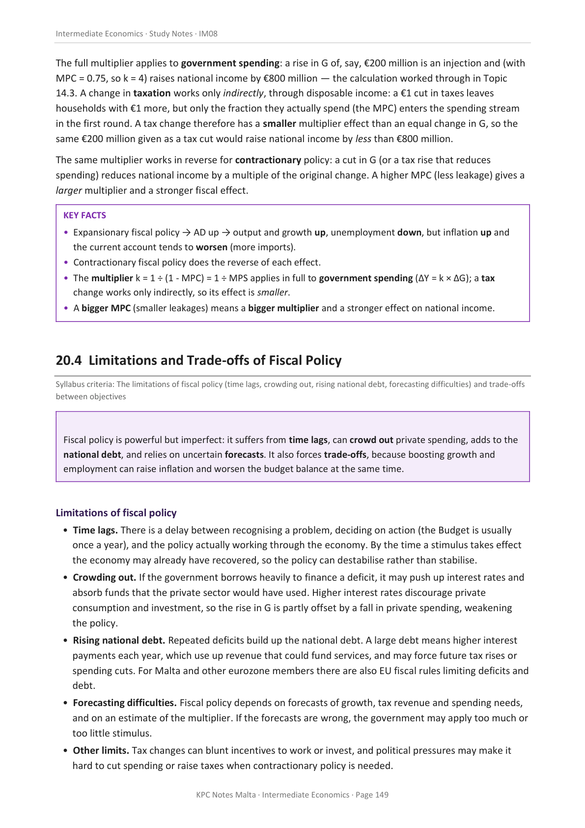 Economics Intermediate Full Syllabus Notes