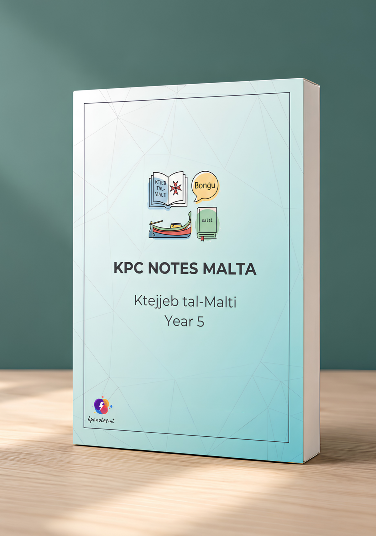 Gwida Kompluta tal-Malti għall-Ħames Sena minn KPC Notes Malta, ktieb stampat u rilegat għas-sena skolastika 2026/7