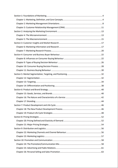 Marketing Intermediate Model essays