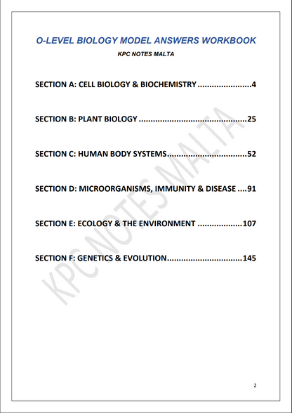 O-level Biology | 𝙉𝙀𝙒 𝙒𝙤𝙧𝙠𝙗𝙤𝙤𝙠
