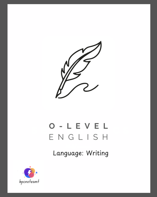 O-Level English Language | Writing & Composition Workbook