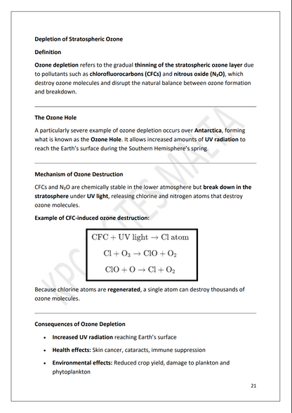Environmental Science Intermediate │ 𝗙𝘂𝗹𝗹 𝗦𝘆𝗹𝗹𝗮𝗯𝘂𝘀 𝗡𝗼𝘁𝗲 𝗽𝗮𝗰𝗸