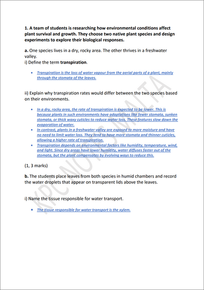O-level Biology | 𝙉𝙀𝙒 𝙒𝙤𝙧𝙠𝙗𝙤𝙤𝙠