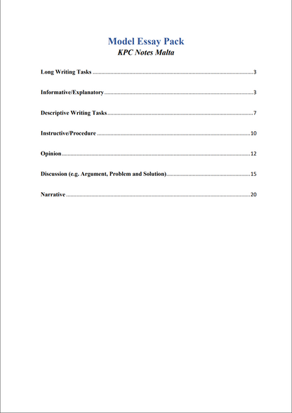 O-level English Language Model answers & Workbook