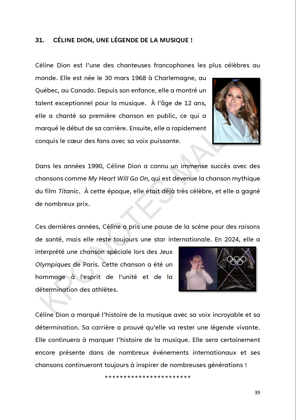 O-level French Model Essays