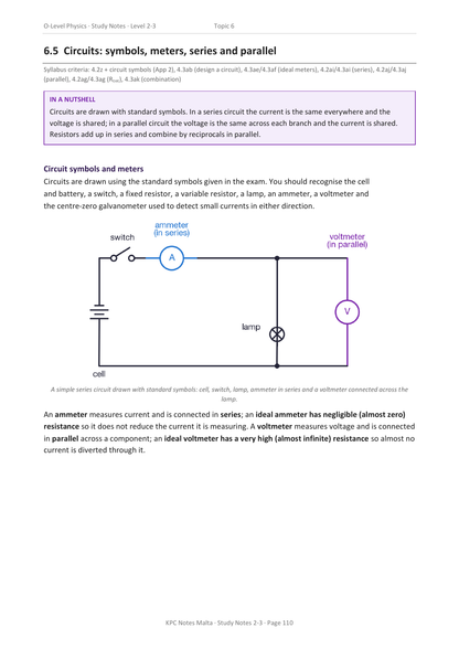⭐ O-level Physics | Note Pack