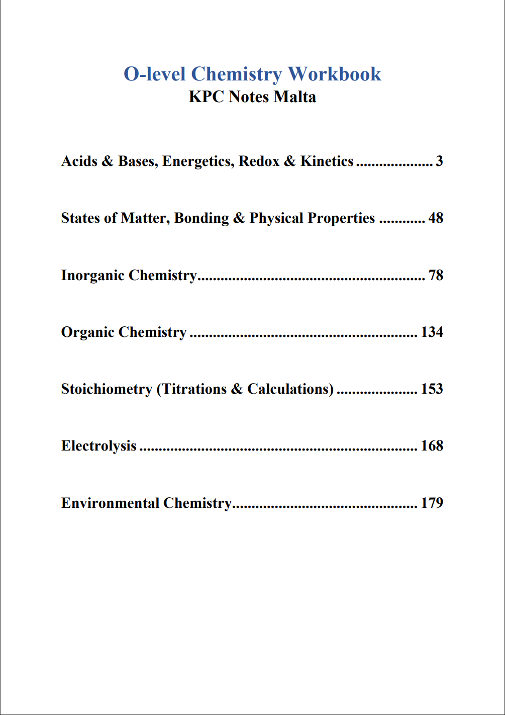 O-level Chemistry Notes/Model answers Workbook │ 𝗨𝗽𝗱𝗮𝘁𝗲𝗱