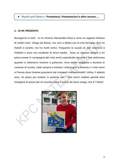 O-level Italian Model Essays