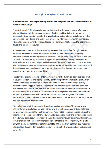 English Intermediate | Notes & Model Essays