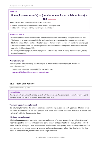 O-level Economics | Full Syllabus Notes