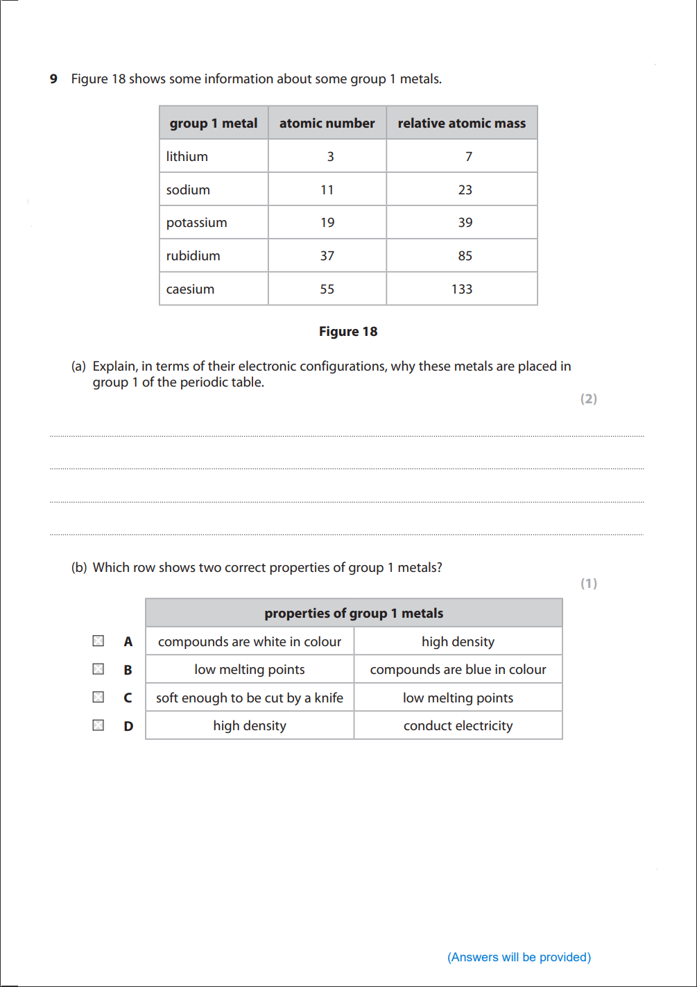 O-level Chemistry Notes/Model answers Workbook │ 𝗨𝗽𝗱𝗮𝘁𝗲𝗱