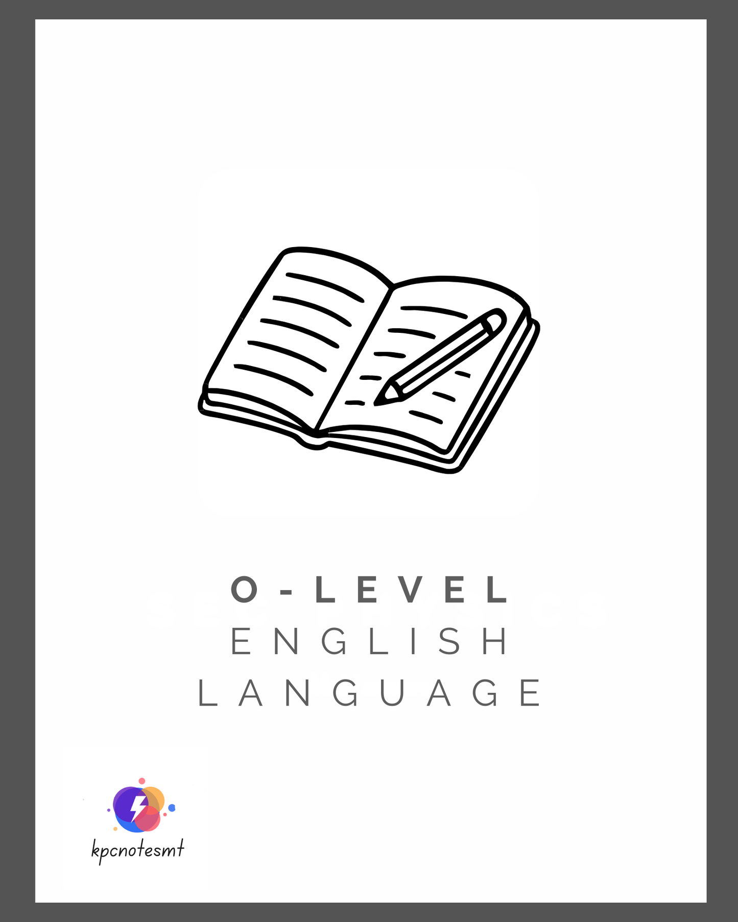 O-Level English Language | Reading, Writing, Speaking, Listening