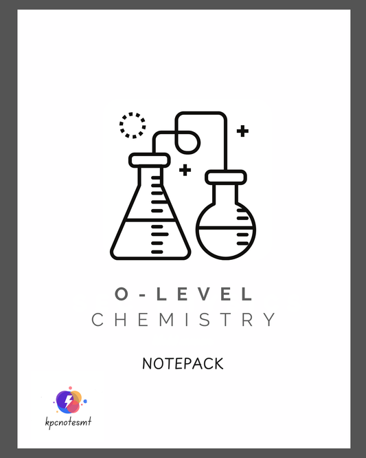 O-Level Chemistry Note pack