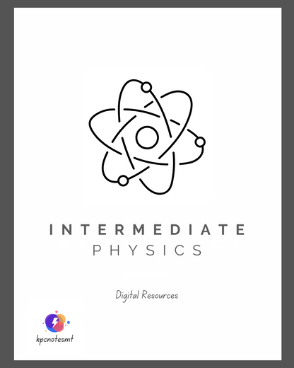 Physics Intermediate Model answers