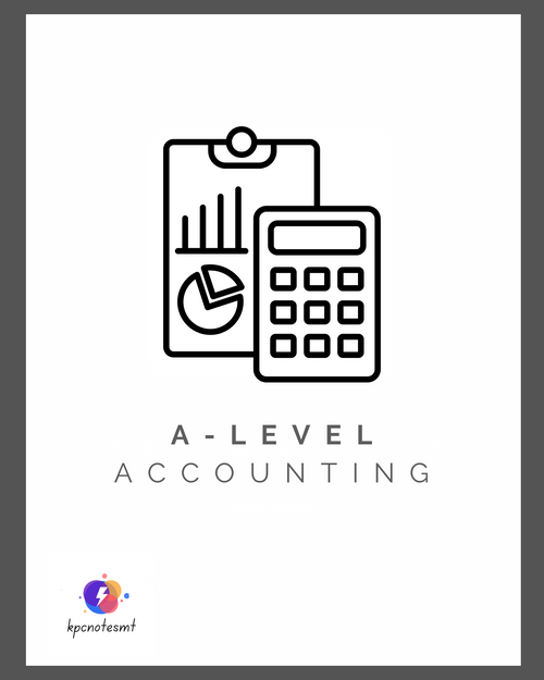 Accounts A-Level - Theory Model Answers