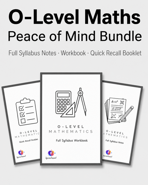 O-Level Maths | Full Syllabus Bundle