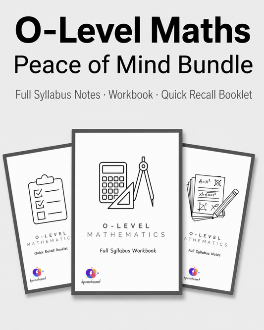 O-Level Maths | Full Syllabus Bundle