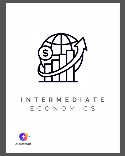 Economics Intermediate Full Syllabus Notes