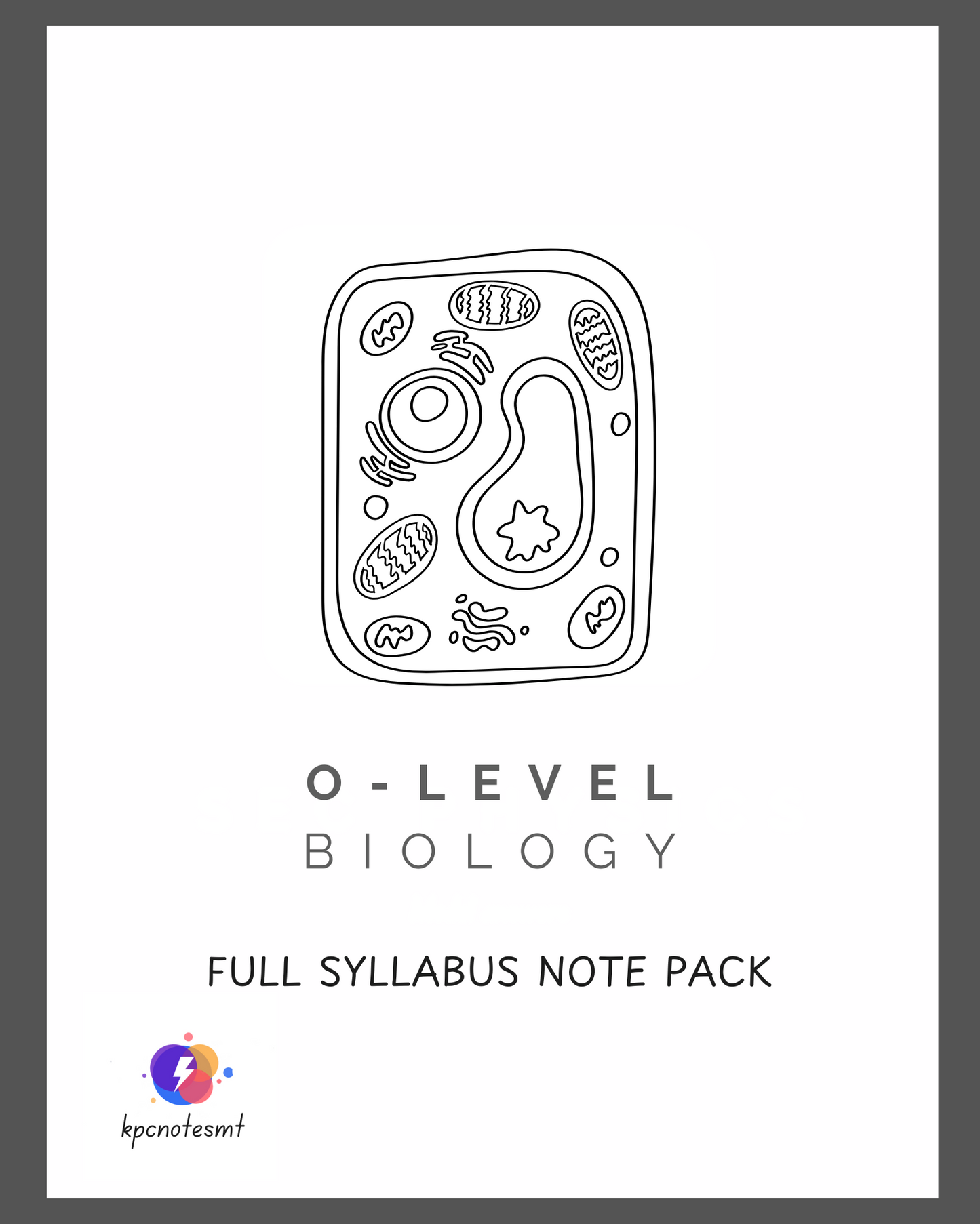 O-level Biology | 𝗙𝘂𝗹𝗹 𝗦𝘆𝗹𝗹𝗮𝗯𝘂𝘀 𝗡𝗼𝘁𝗲 𝗣𝗮𝗰𝗸