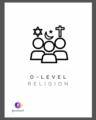 O-Level Religious Knowledge Notes