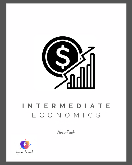 Economics Intermediate Note-pack