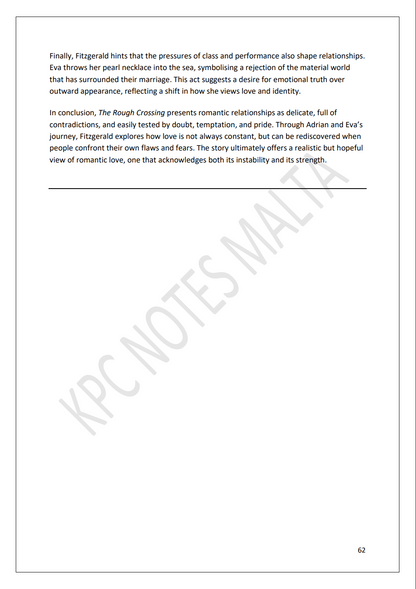 English Intermediate | Notes & Model Essays