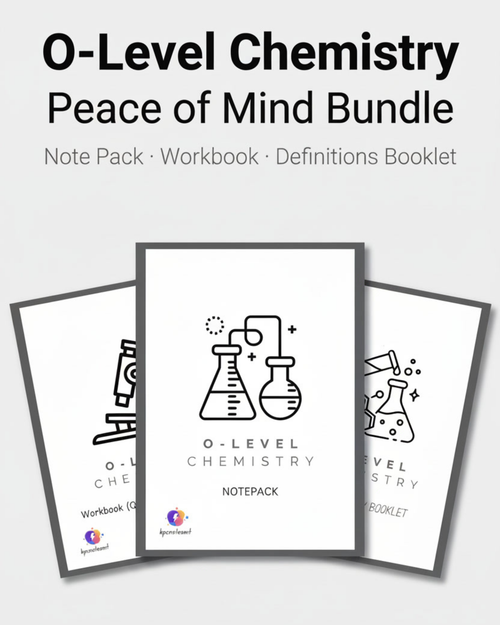 O-Level Chemistry | Full Syllabus Bundle