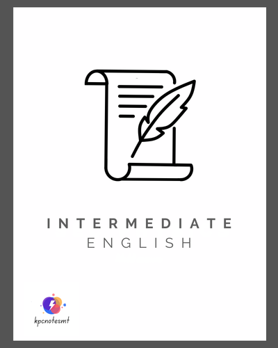 English Intermediate | Full Syllabus Coverage