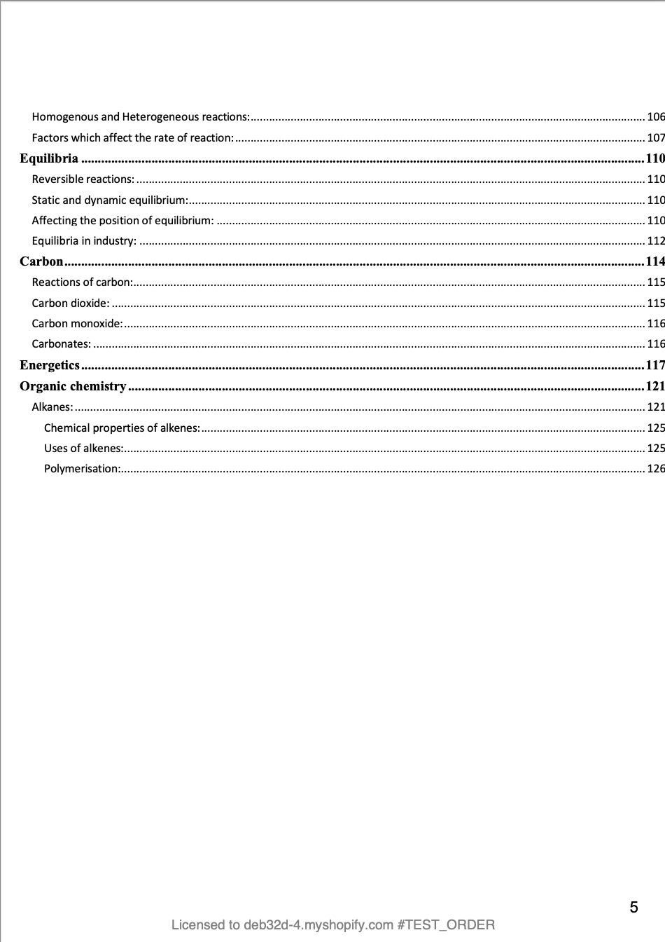 O-level Chemistry Note pack