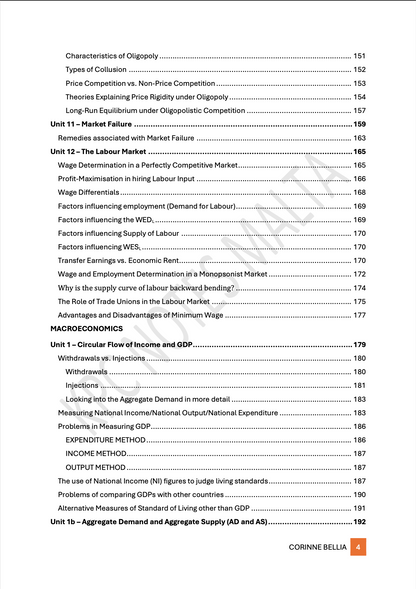 Economics A-Level | 𝗙𝘂𝗹𝗹 𝗦𝘆𝗹𝗹𝗮𝗯𝘂𝘀 𝗡𝗼𝘁𝗲𝘀 & 𝗪𝗼𝗿𝗸𝗯𝗼𝗼𝗸