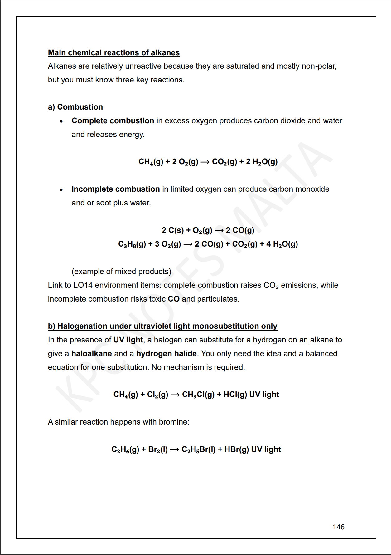 O-Level Chemistry Note pack