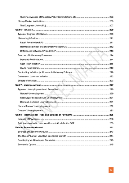 Economics Intermediate Full Syllabus Notes & Workbook.